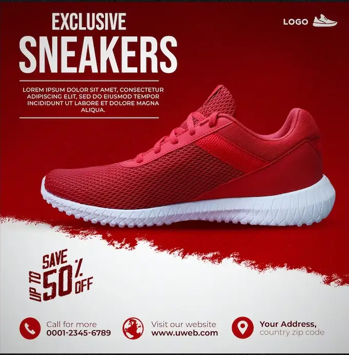 new-collection-sneakers-social-media-template